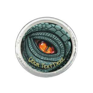 Primal Reptile Predator Eye Ring