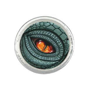 Primal Reptile Predator Eye Ring