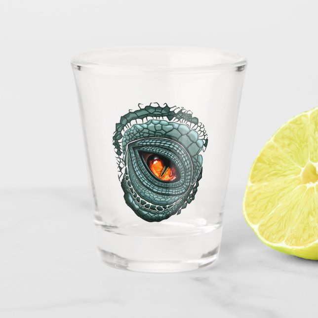 Primal Reptile Predator Eye Shot Glass (Front)