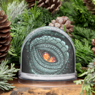 Primal Reptile Predator Eye Snow Globe