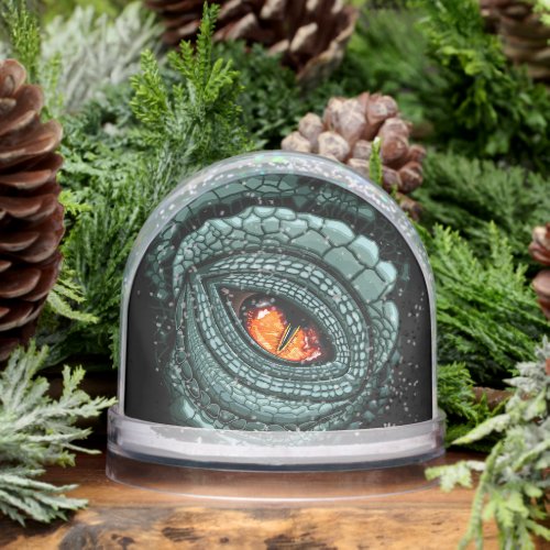 Primal Reptile Predator Eye Snow Globe