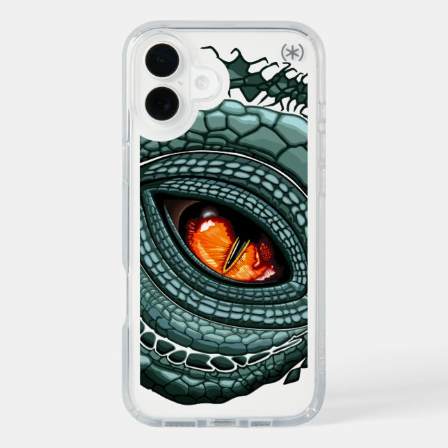 Primal Reptile Predator Eye Speck iPhone Case (Front)