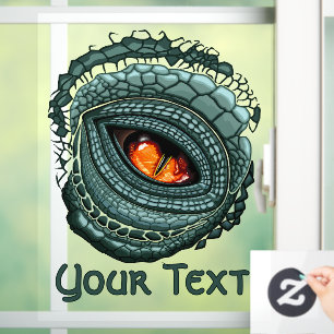 Primal Reptile Predator Eye Window Cling