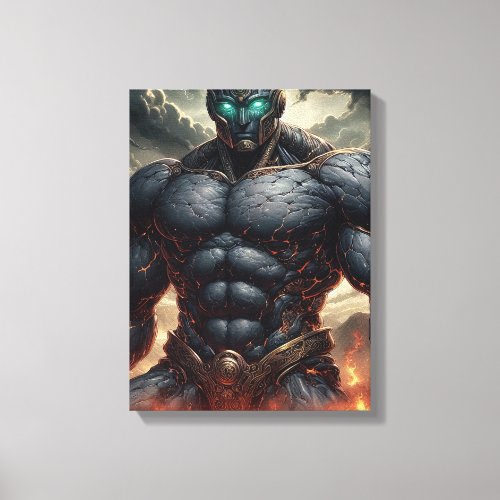 Primal Stone Titan Canvas Print
