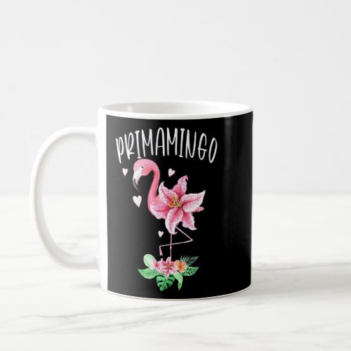 Primamingo Spanish Female Cousin Flamingo Floral  Coffee Mug