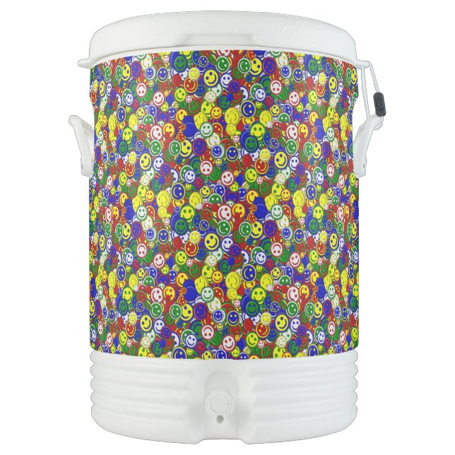 Primary Beads,RED-IGLOO BEVERAG COOLER 10g (Front)