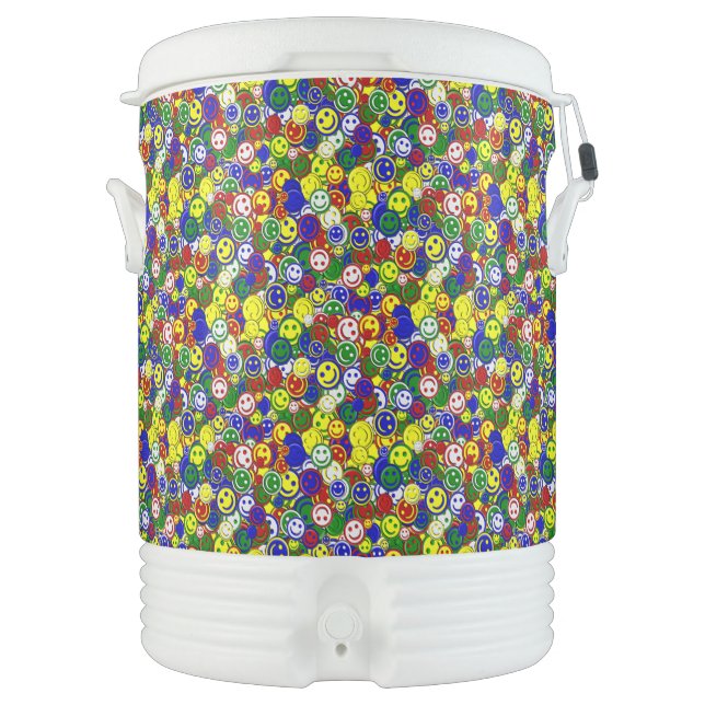 Primary Beads,YELL-IGLOO BEVERAG COOLER 10g (Front)