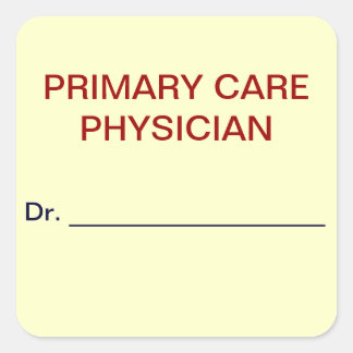 Primary Care Physician Medical Chart Labels