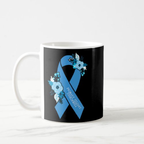 Primary Ciliary Dyskinesia Blue Rainbow Respirator Coffee Mug