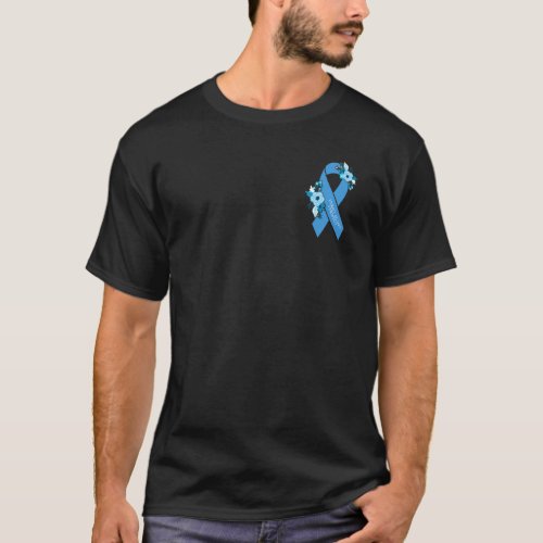 Primary Ciliary Dyskinesia Blue Rainbow Respirator T_Shirt