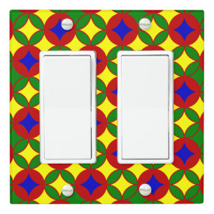 Primary Circles-02-DOUBLE ROCKER SWITCH COVER