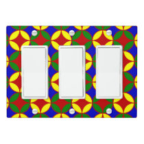 Primary Circles-04-TRIPLE ROCKER SWITCH COVER