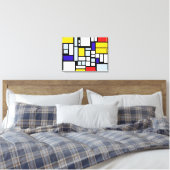 Primary Color Squares and Rectangles Wall Art (Insitu(Bedroom))