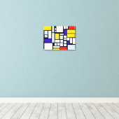 Primary Color Squares and Rectangles Wall Art (Insitu(Wood Floor))