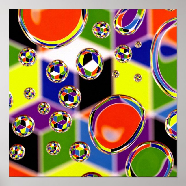 Primary Colors Art Poster (Front)