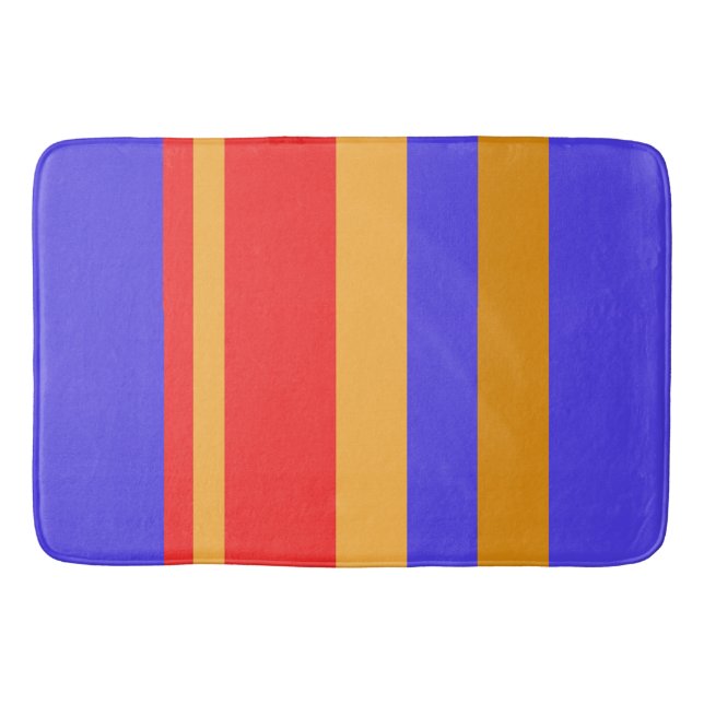  Primary Colors Bath Mat (Front)