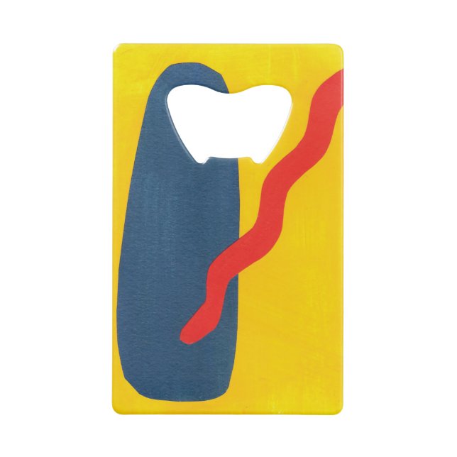 Primary Colors Credit Card Bottle Opener (Front)
