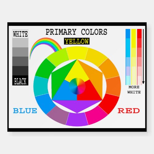 Primary Colors  Foam Board