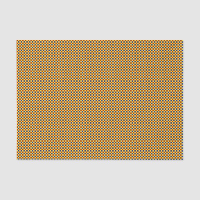 Primary Colors-Gingham-4-TISSUE WRAP PAPERS Tissue Paper (Front)
