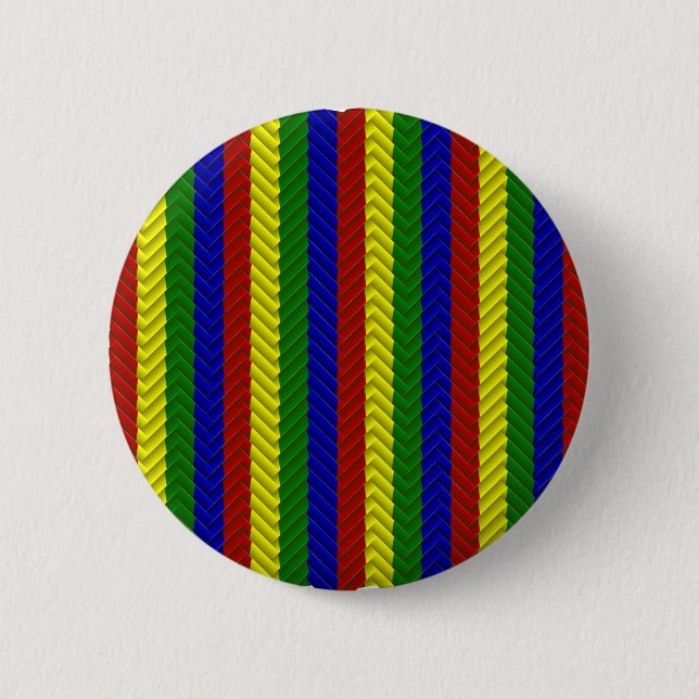 Primary Colors Herringbone Button (Front)