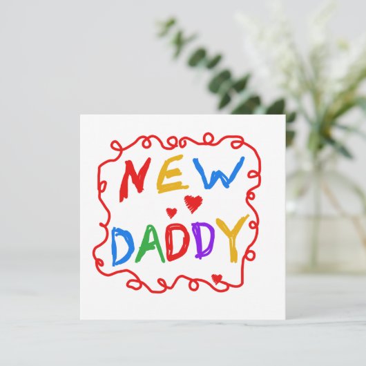 Primary Colors New Daddy Gifts (Standing Front)