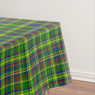 Primary Colors-Plaid 10-COTTON TABLECLOTH 52x70in