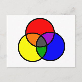 Primary Colors Postcard