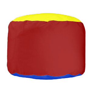 Primary Colors Round Pouf