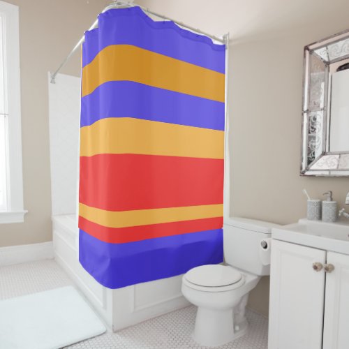  Primary Colors  Shower Curtain