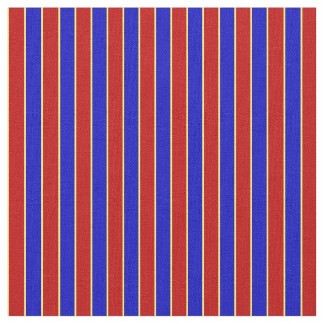 Primary Colors-Stripes 23-Fabric Fabric (Close Up)