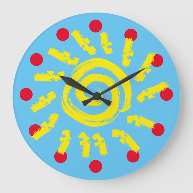 Primary Colors Sun Clock (Front)