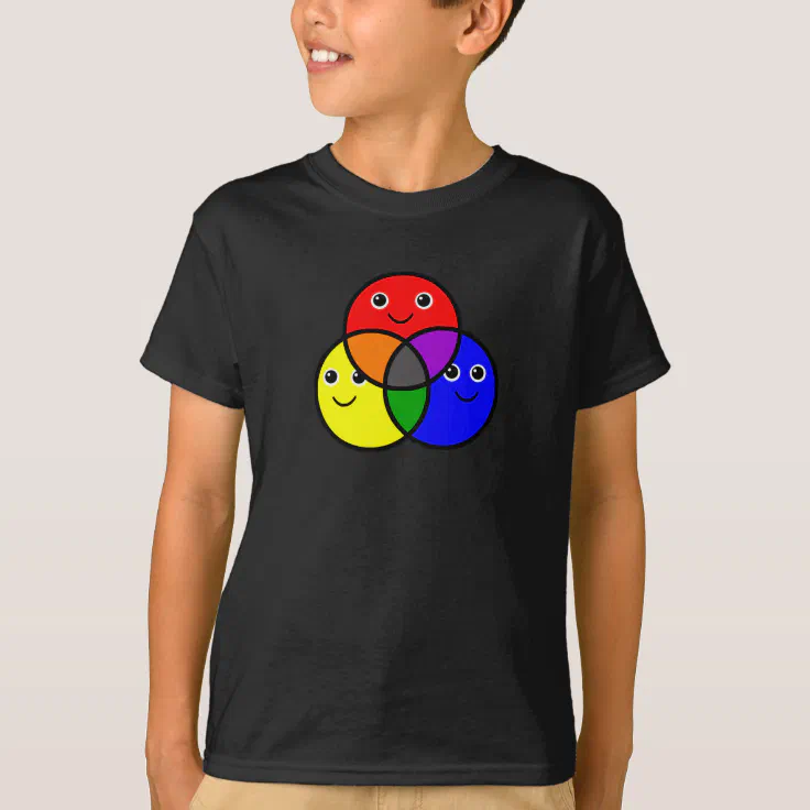 Primary Colors T-Shirt | Zazzle