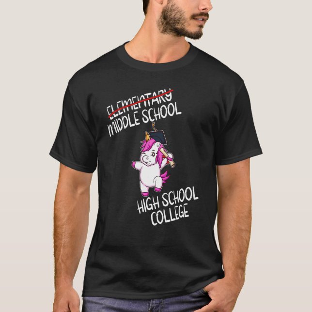Primary Elementary School Graduation Funny Graduat T-Shirt (Front)