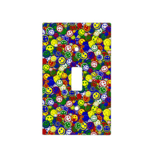 Primary Face Beads-BLUE-LIGHT SWITCH COVER