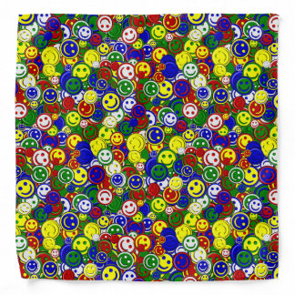 Primary Face Beads-GREEN-BANDANA Bandana