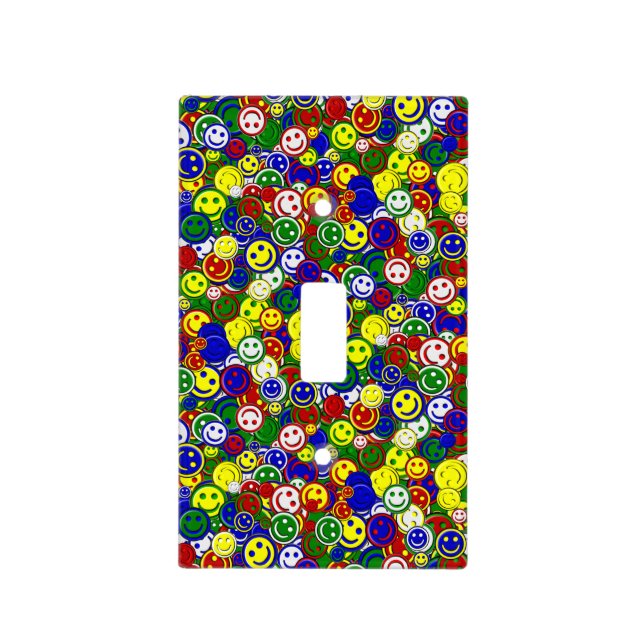 Primary Face Beads-GREEN-LIGHT SWITCH COVER (Front)