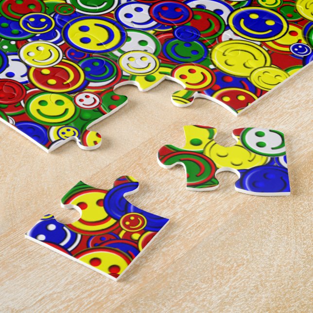 Primary Face Beads,RED-JIGSAW PUZZLE (Side)