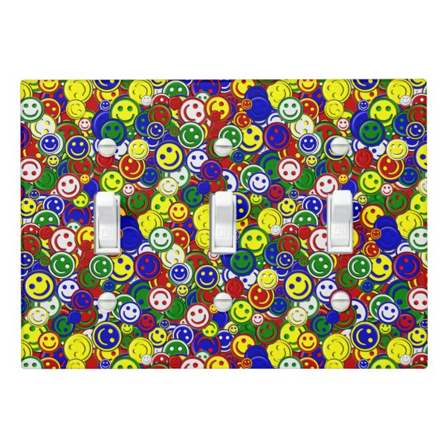 Primary Face Beads-RED-TRIPLE SWITCH COVER (In Situ)