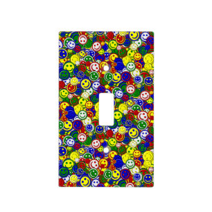 Primary Face Beads-YELLO-LIGHT SWITCH COVER