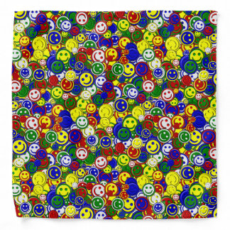 Primary Face Beads-YELLOW-BANDANA Bandana
