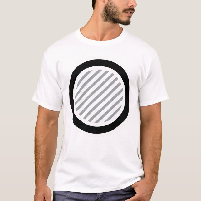 Primary Filled Circle – Minimalist Shape T-Shirt (Front)