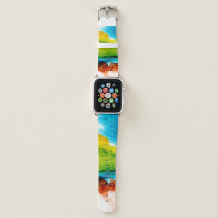 Primary Plume - Watercolors Apple Watch Band