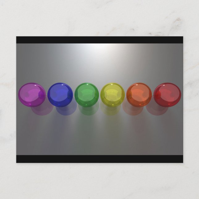 Primary Spheres Postcard (Front)