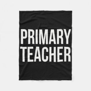Primary Teacher Appreciation Day For Work Thank Yo Fleece Blanket