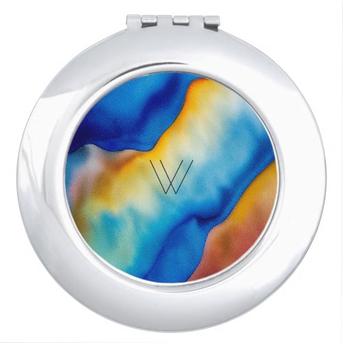 Primary Triad Abstraction Compact Mirror