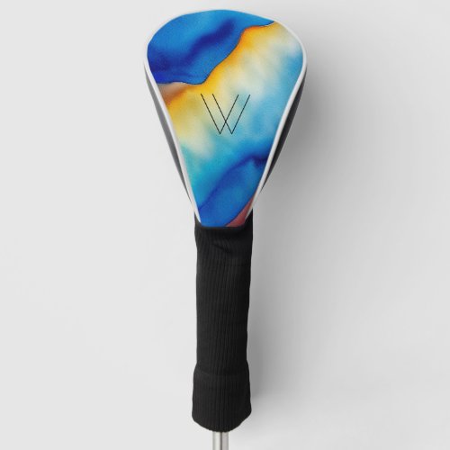 Primary Triad Abstraction Golf Head Cover