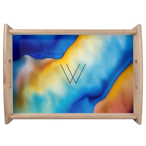 Primary Triad Abstraction Serving Tray