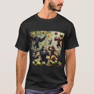 Primates foodfight T-Shirt