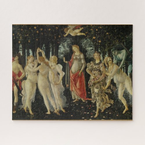Primavera  Allegory of Spring by Botticelli Jigsaw Puzzle