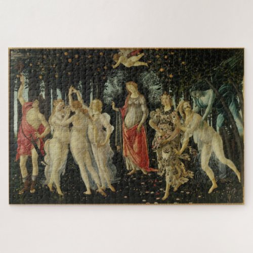 Primavera  Allegory of Spring by Botticelli Jigsaw Puzzle